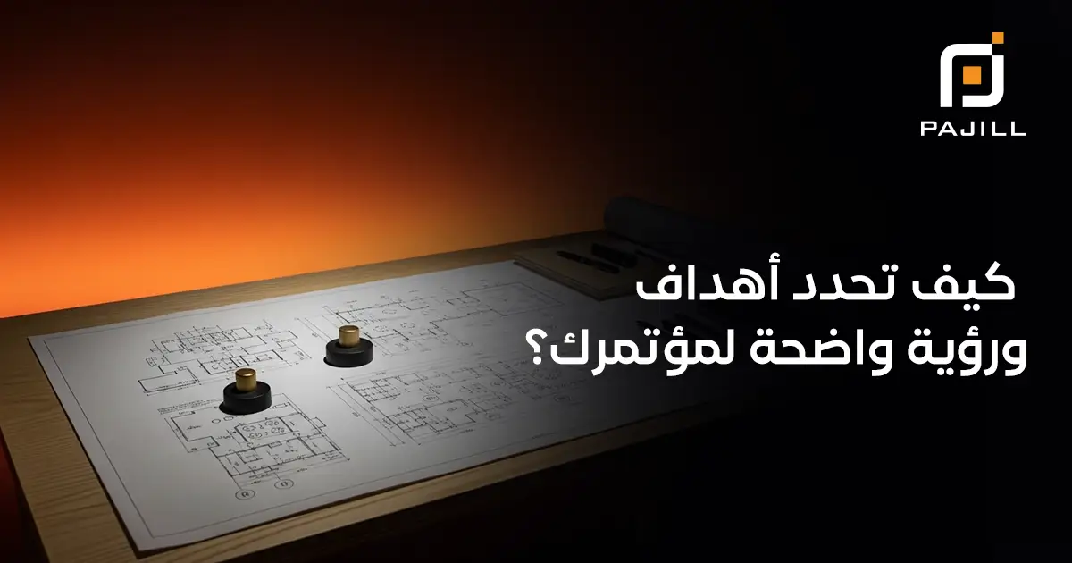 كيف تحدد أهداف ورؤية واضحة لمؤتمرك؟ 