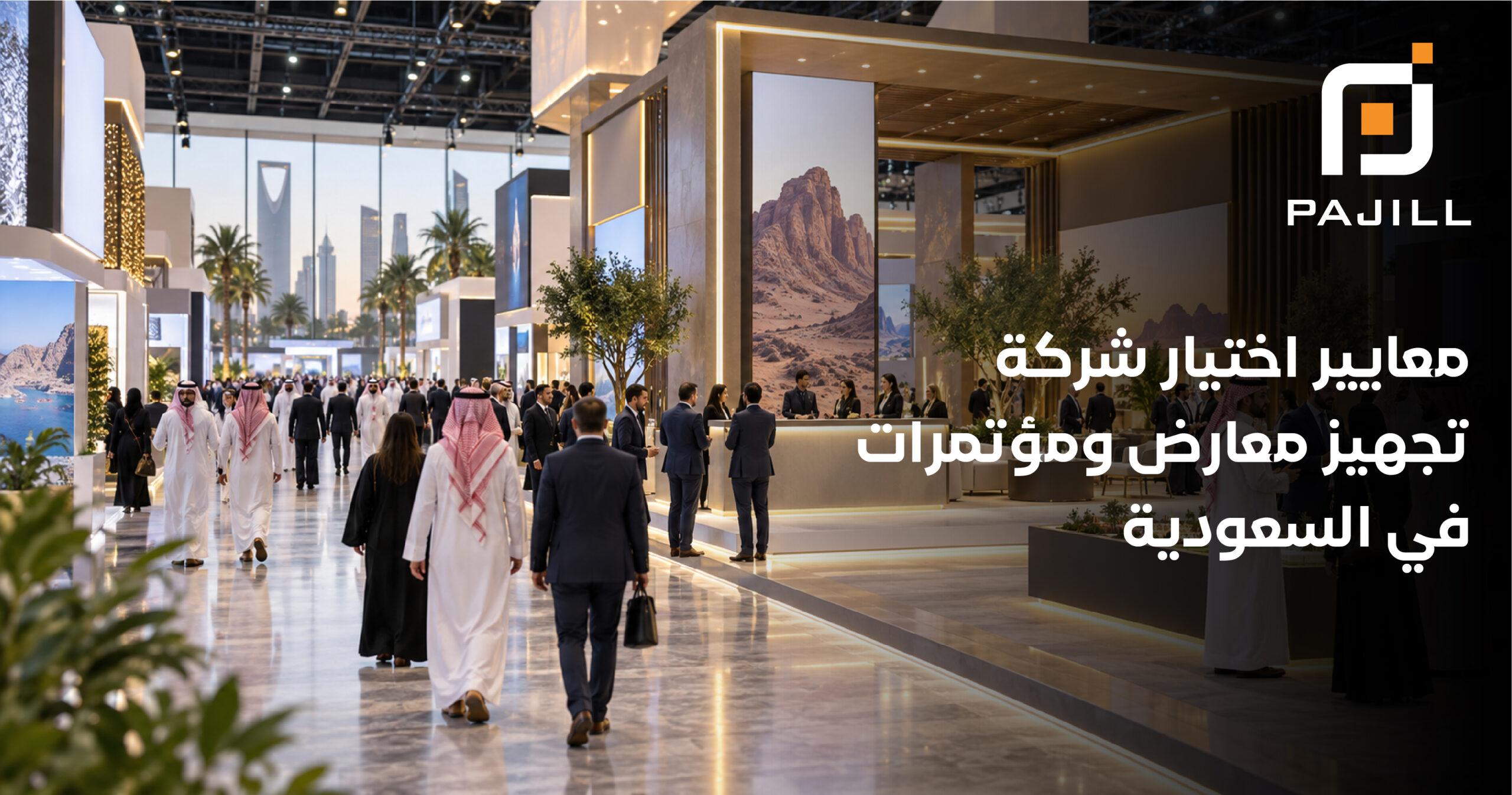 معايير اختيار شركة تجهيز معارض ومؤتمرات في السعودية