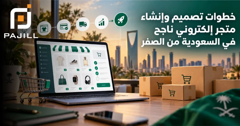 خطوات تصميم وإنشاء متجر إلكتروني ناجح في السعودية من الصفر