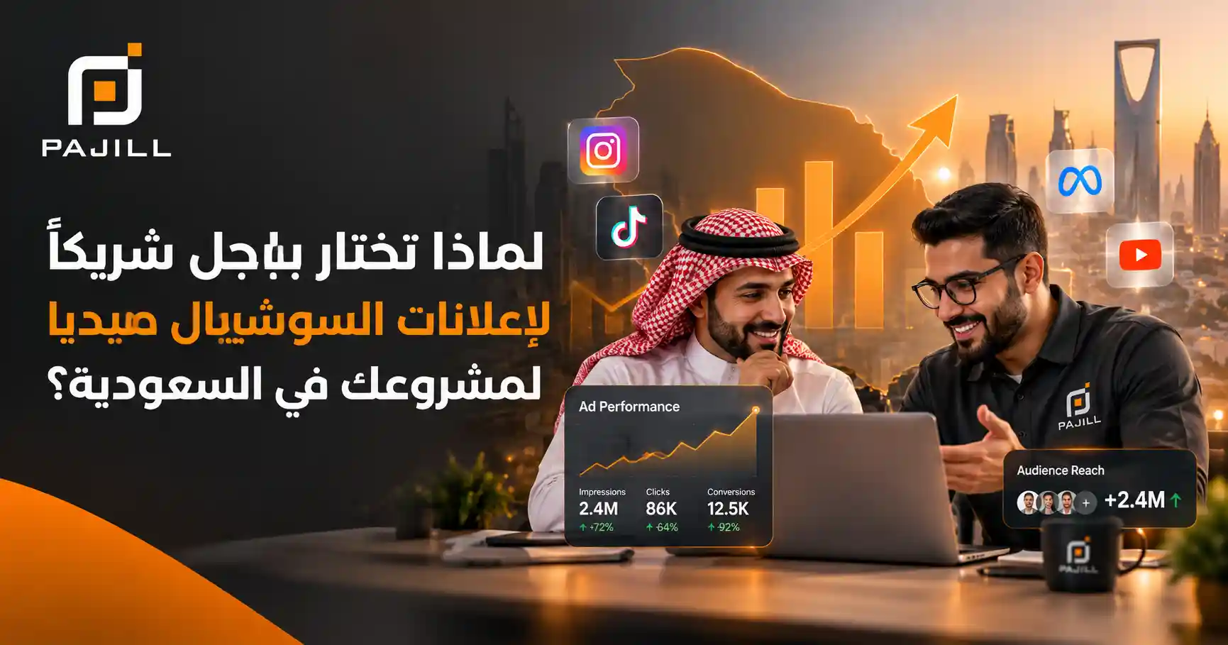 لماذا تختار باجل شريكاً لإعلانات السوشيال ميديا لمشروعك في السعودية؟